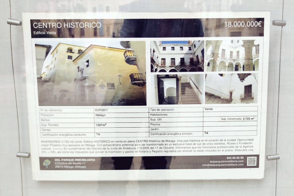 Salitre_24's tweet photo. "(...) Con extraordinario potencial para ser transformado en un exclusivo hotel de lujo de cinco estrellas..."

Porque hoteles no tenemos, pero conventos históricos nos sobran.

#Málaga https://t.co/IvOQc5PFMu