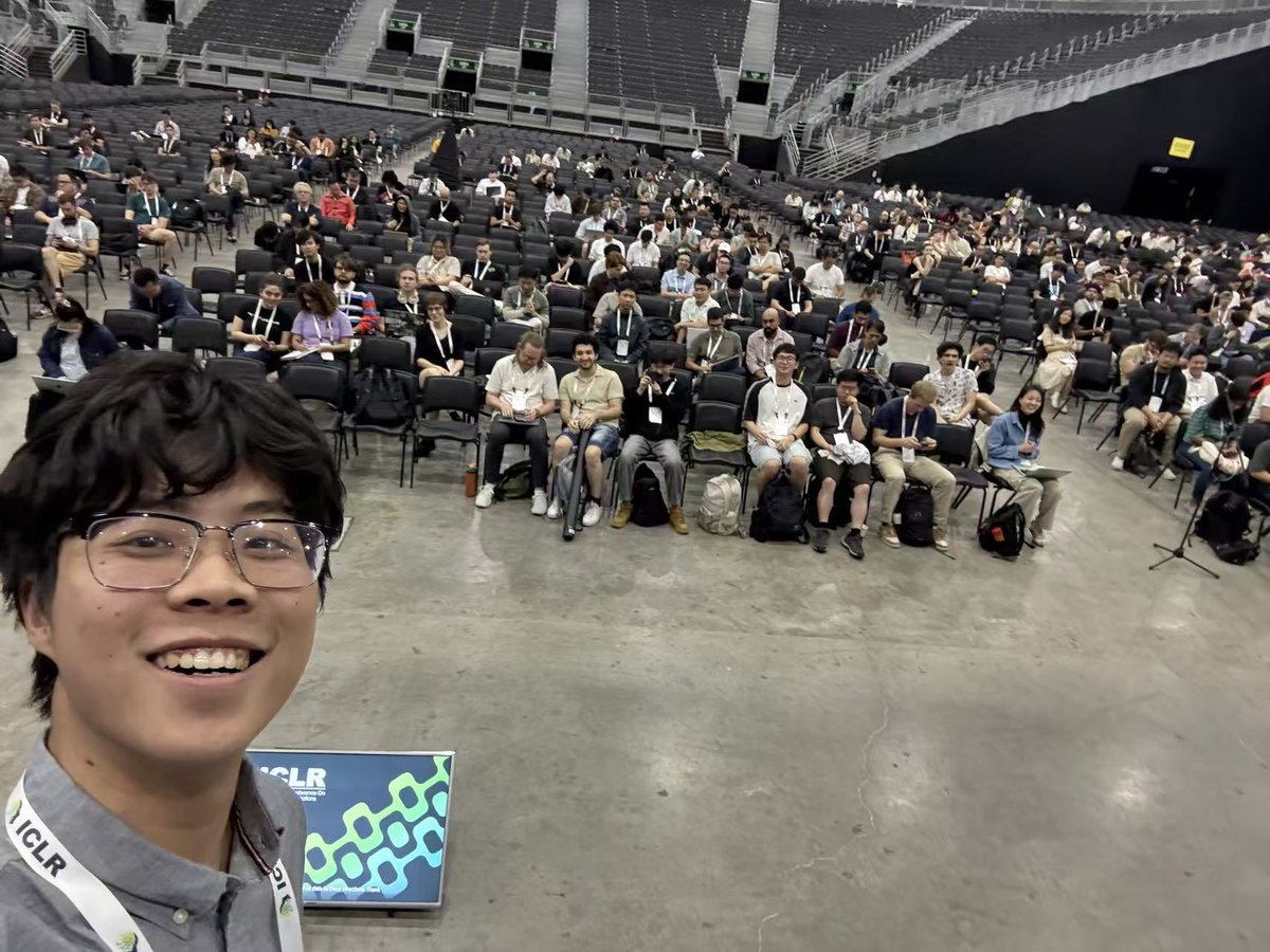 Be1ong1's tweet photo. 🤩 My most extroverted moment at Oral presentation at ICLR 2026 https://t.co/4IG5CdSQaY