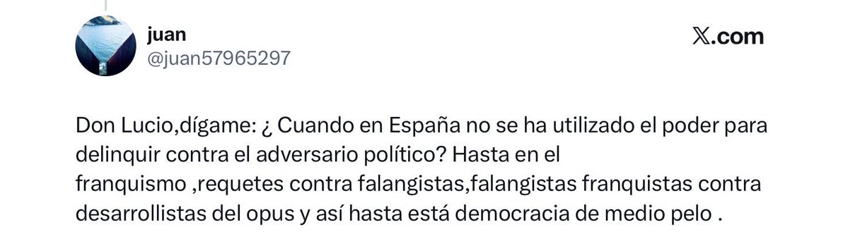 Para este lector la corrupción es una especie de sub specie aeternitatis, que existe desde que los hominidos adquieren su condición humana. Siempre de misma forma; igual en una democracia que en una dictadura . Solo le faltó añadir que la corrupcion está impresa en el genoma