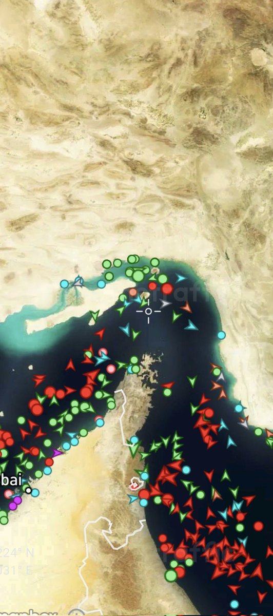 GhulamMuha48581's tweet image. Midnight over the Arabian Gulf 🌊🚢
Watching the sea lanes around Dubai light up with nonstop vessel movement reminds you how connected the world really is. Trade never sleeps. Ports, tankers, cargo ships—every route tells a story of global commerce. ⚓🌍(App:marine traffic)#like