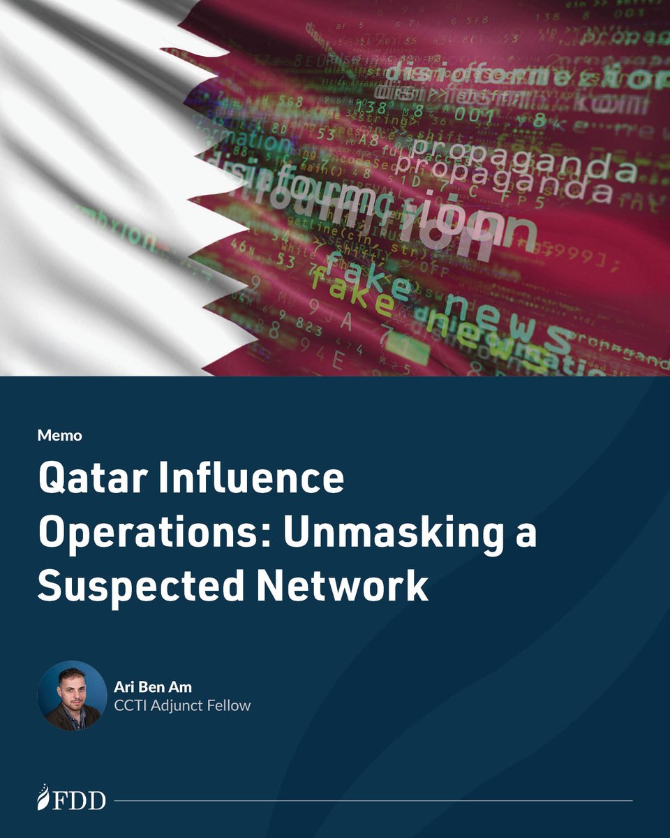 FDD's tweet photo. Eekad claims to be an independent open-source investigation platform reaching millions in the Arab world. But analysis reveals significant ties to Al Jazeera, Qatari media &amp; the Qatari government.

New FDD Memo by @ari_ben_am:
https://t.co/ebm3ybpBnA https://t.co/GOZdnE1xtl