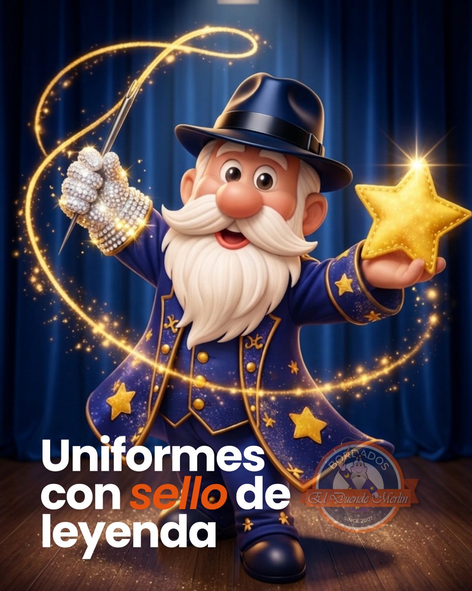bduendemerlin's tweet photo. El Rey de la música 🤝 Los Reyes del bordado. 🧵👑

Se viene la película del Rey del Pop (Michael Jackson) y nosotros ya estamos listos para que lleves su legado en tu ropa. 🧤✨

👇 Comenta, ¿Cuál es tu canción favorita de MJ?

#Venezuela #MichaelJackson #bduendemerlin https://t.co/5rVv0iy5CW