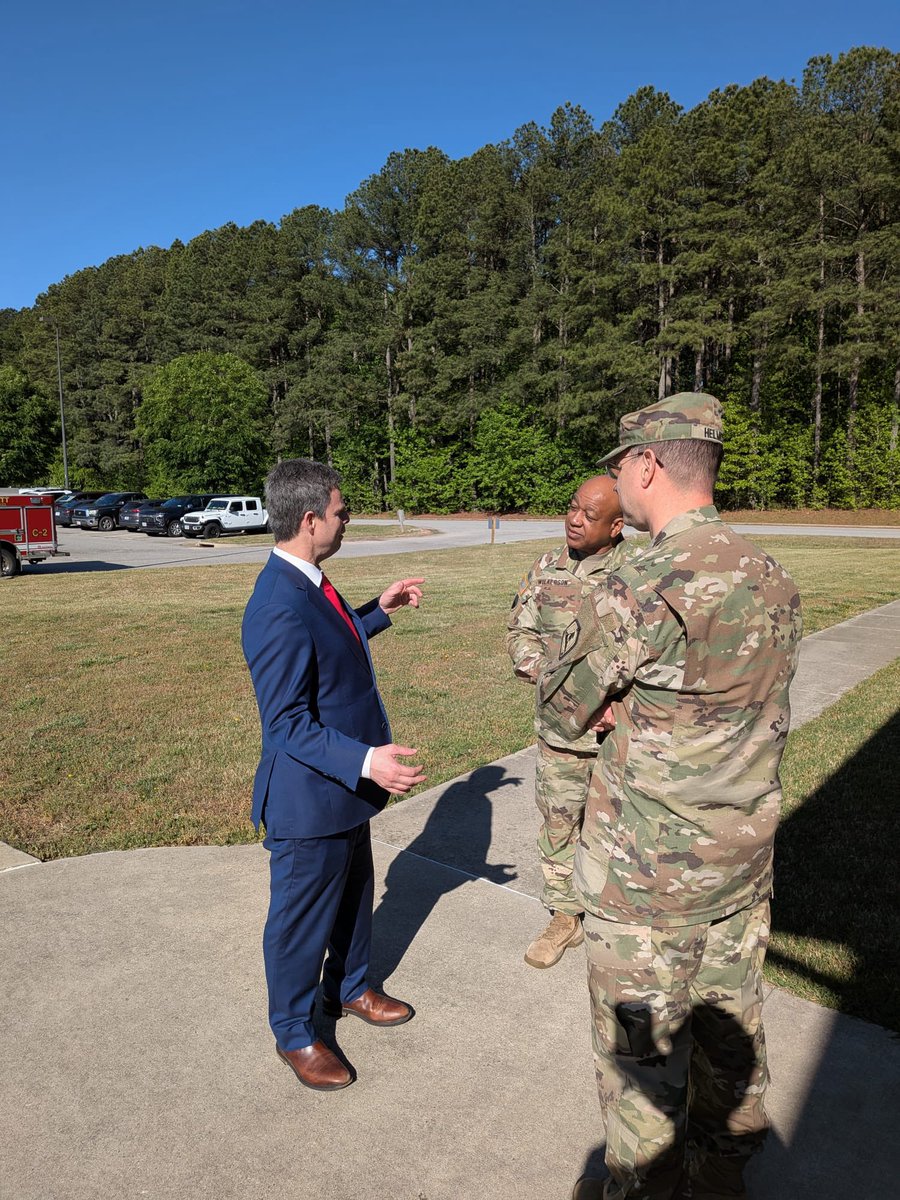 RepJohnMcGuire's tweet photo. I had a great start to the week attending this year's Safer Skies exercise at Fort Pickett, VA. This exercise brings together federal, state, local, and tribal partners to strengthen coordination, close gaps in drone policy, and stay ahead of emerging threats. Protecting our communities requires tactical governance, strong partnerships, and a direct strategy. I am proud to see Virginia leading the charge.