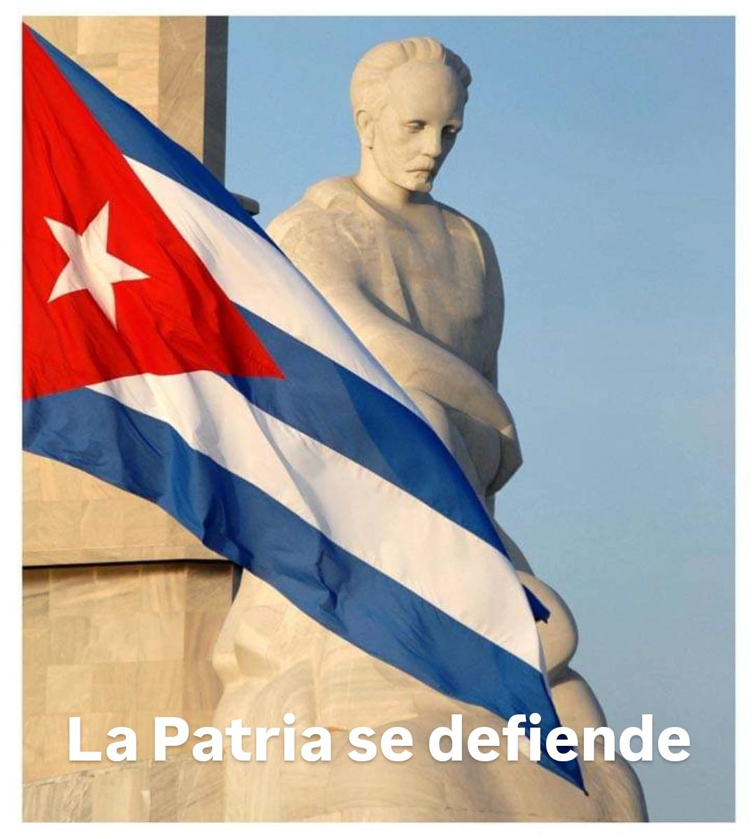 Éste 1ro de Mayo los cubanos ratificaremos en las plazas de toda #Cuba qué #LaPatriaSeDefiende 🇨🇺💪🏻

👉🏻¡Todo por #CubaSoberana!
#SanctiSpíritusEnMarcha
