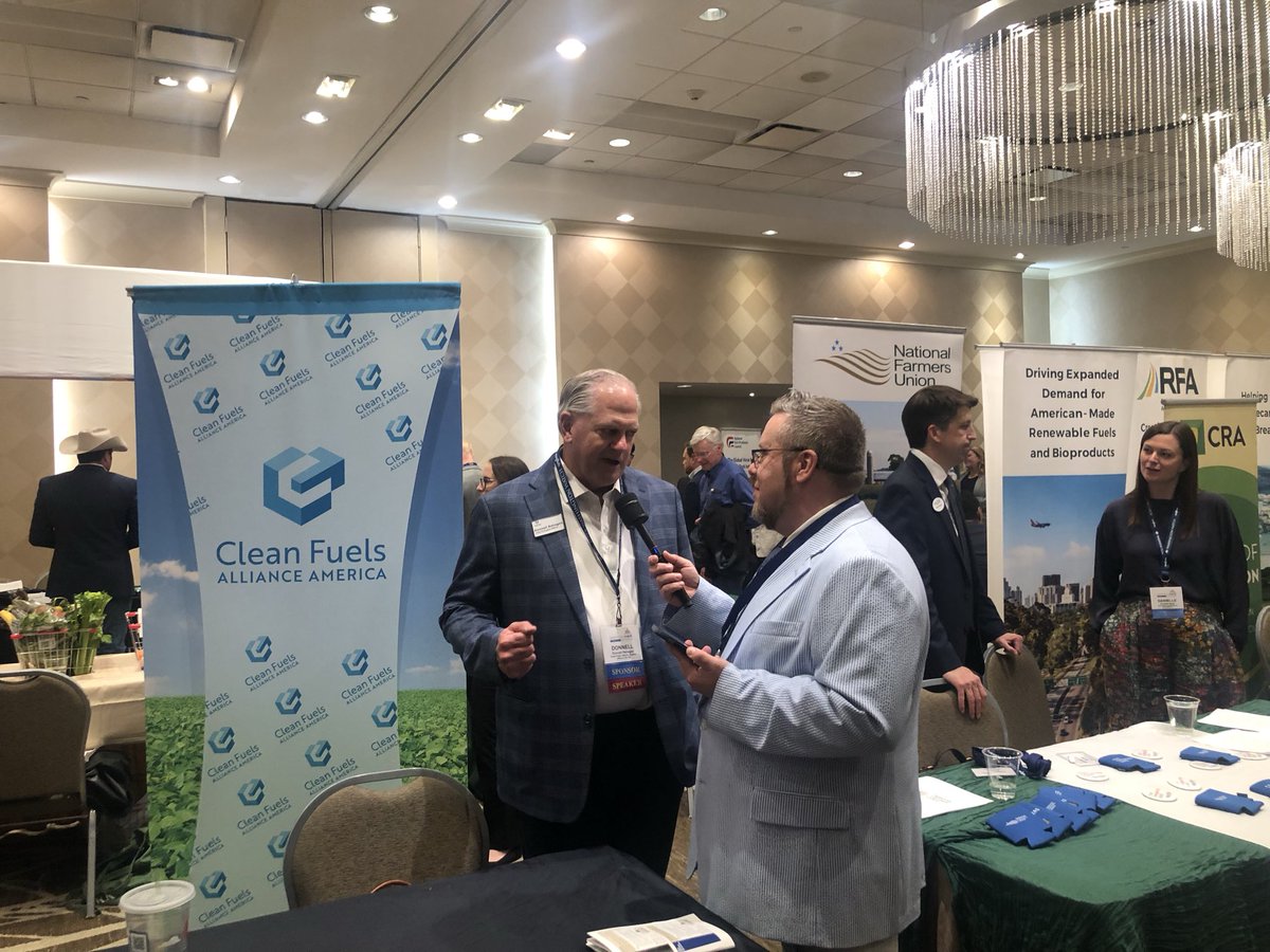 FuelingAction's tweet photo. Glad to be sponsoring @NAFB Washington Watch. @CleanFuelsAA CEO @donnell_rehagen and board member Greg Anderson here to discuss the industry’s opportunity now that #RFS volumes are final. https://t.co/wcQEEyYGkH
