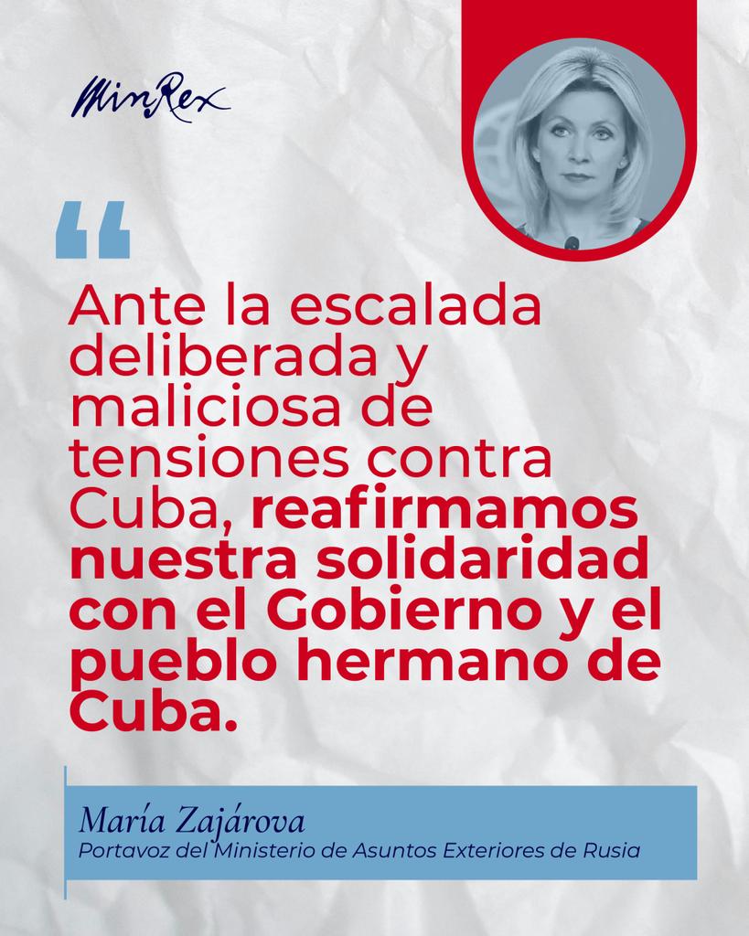 Cancillería de Cuba tweet media