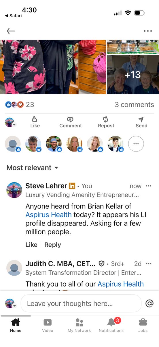 Steve Lehrer tweet media