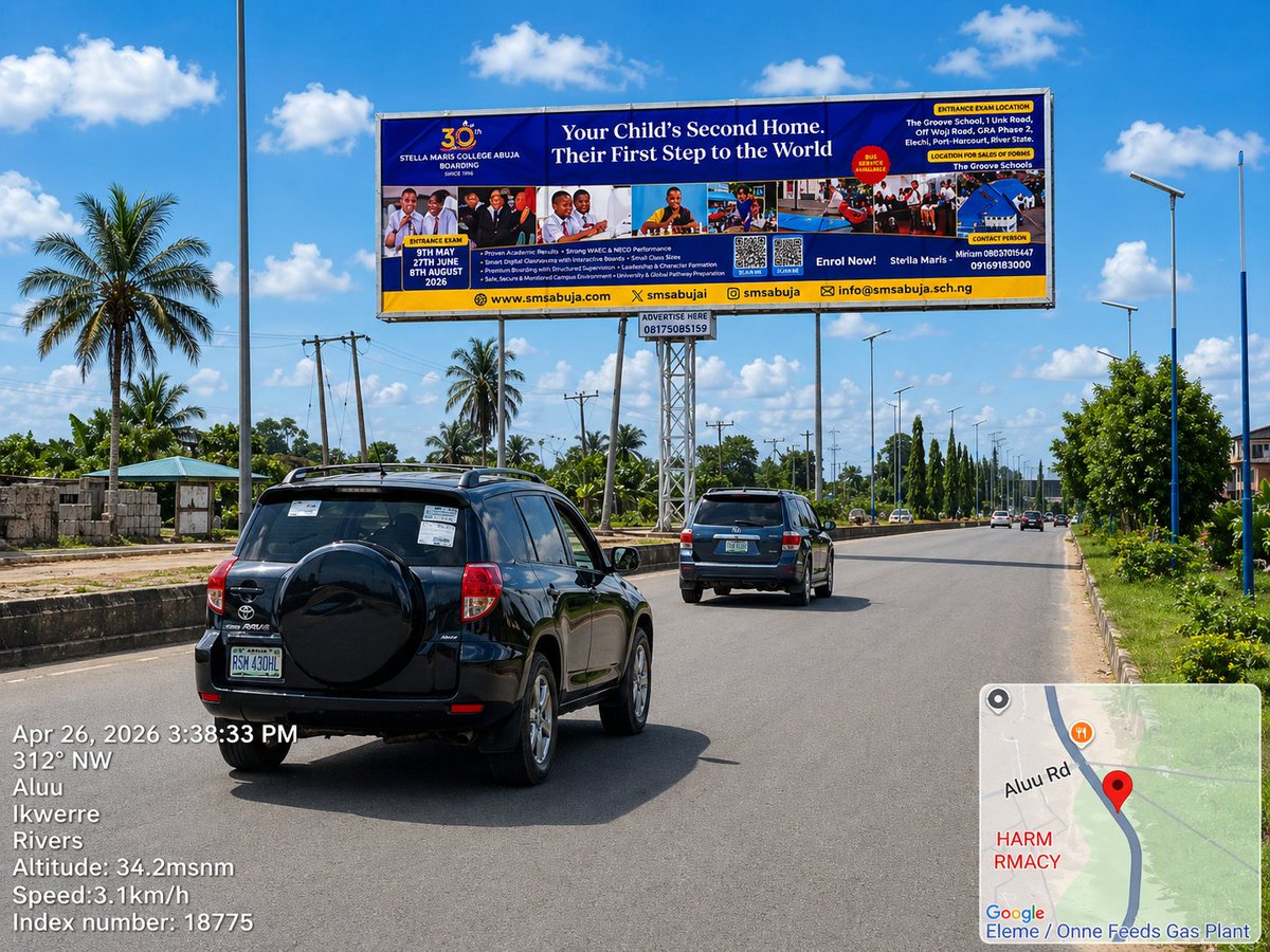 Datoofthecreeks's tweet image. Delivered for Stella Maris College Abuja —
45ft x 12ft solar-powered billboard, Obiri-Ikwerre.
OOH that works 24/7.
Visibility that converts.
📞 08175085159
#OOH #PortHarcourt #Billboards #NigerDelta #ChatGPT