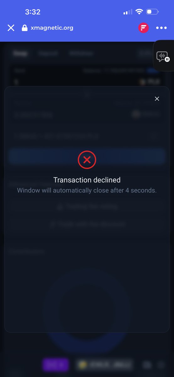 Pollux2789's tweet image. @BifrostWallet 

Letting yall know that when we try to vote in governance voting for fees, it will not work. Please fix this as this part is extremely important for XRPL trading fees. Thank you 

#LP