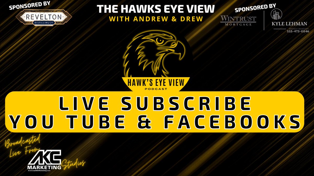 hawkseyeviewpod's tweet photo. Join us Live Wednesday 4-29 at 8:30pm as @tcraighoops  and @HawkeyeBBFan join @andrewbarber5 @HawxbyAj to talk Hawks! 
https://t.co/Wx4KzZNimf https://t.co/82CpLVdsga