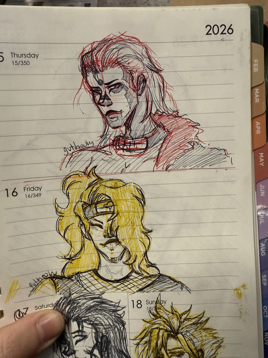 #hidadei doodler from a whole ago #hidan #deidara