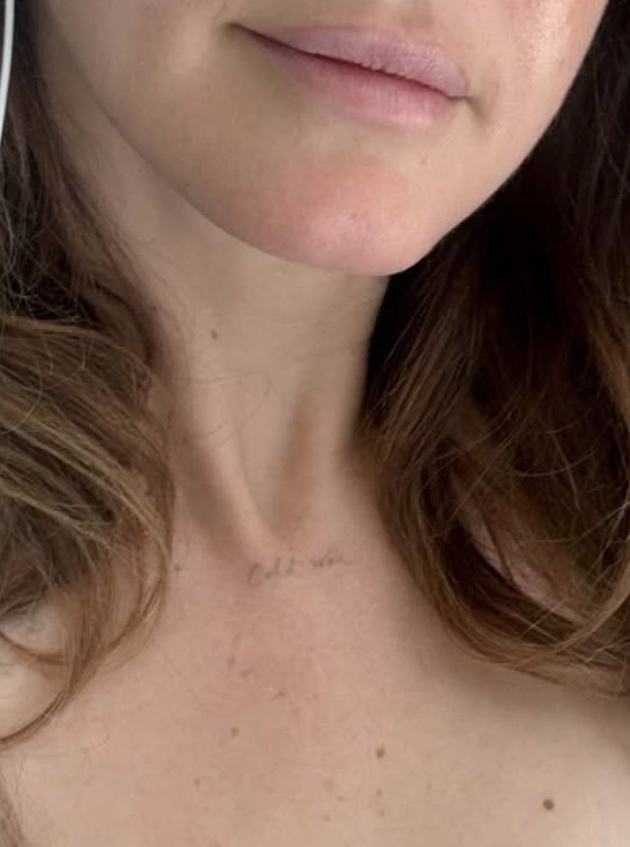 She tattooed “Cold War” lmao