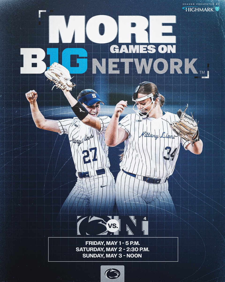 PennStateSB's tweet image. not one game… not two… but THE WHOLE DANG SERIES. Catch us on BTN this weekend📺

#WeAre | #AllIn