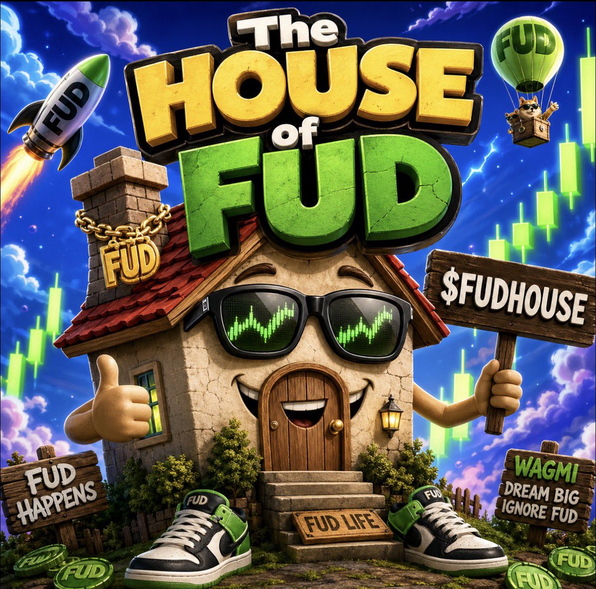 The House Of FUD | $FUDHOUSE 🏚️ tweet media