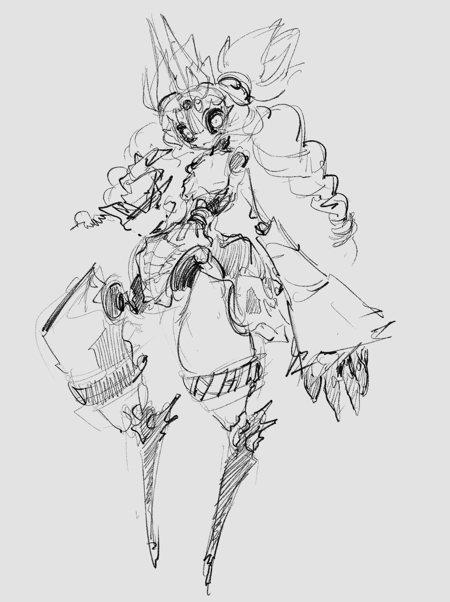 Sixth_liu's tweet photo. Doodle @Styx_vt https://t.co/hwRra5EUBx