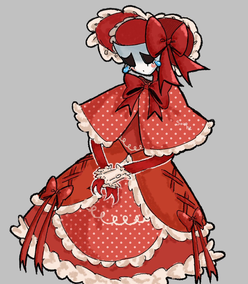 this dress is way too cute to not draw her