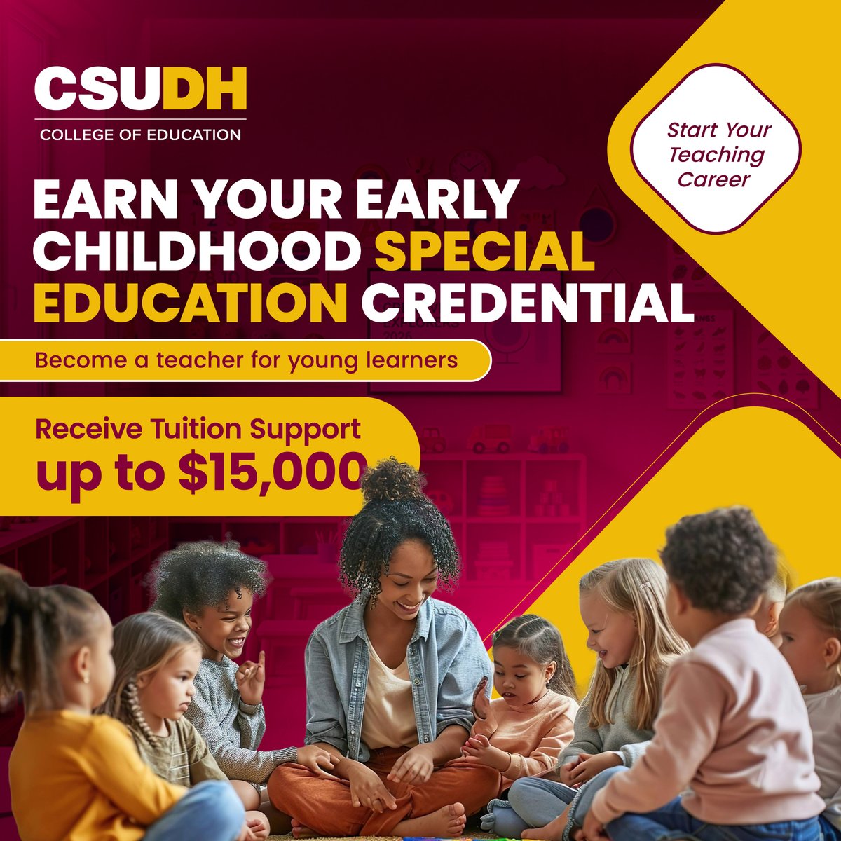CSUDH College of Education tweet media