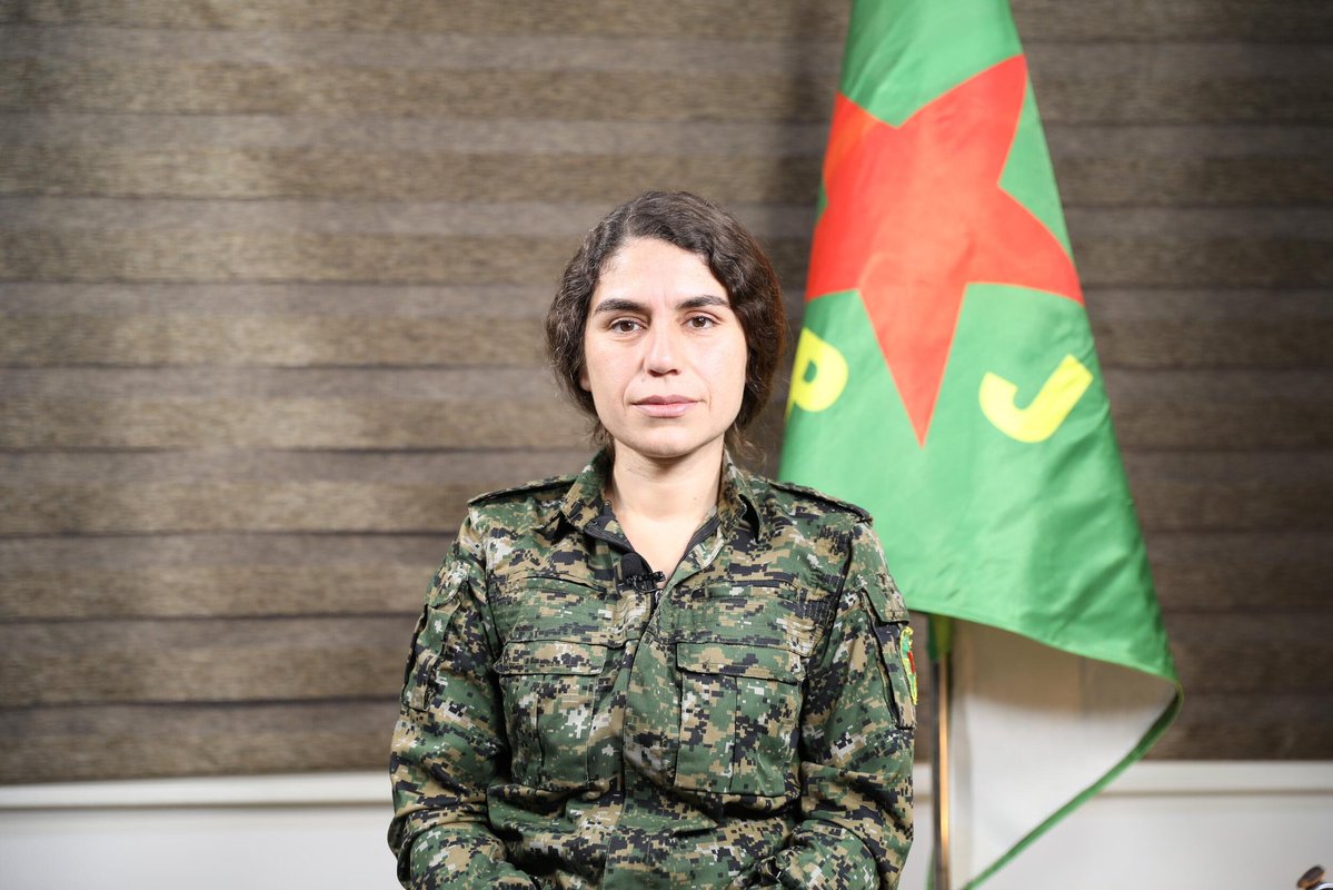 Ruksen Mohammed, spokesperson of YPJ talking to <a href="/HaberAtlyexoit/">Haber Atölyesi</a>, emphasizing
📌YPJ will continue its struggle until gaining official recognition 
📌YPJ is a force for all women of Syria
📌The YPJ has proven its professionalism in the fight against ISIS