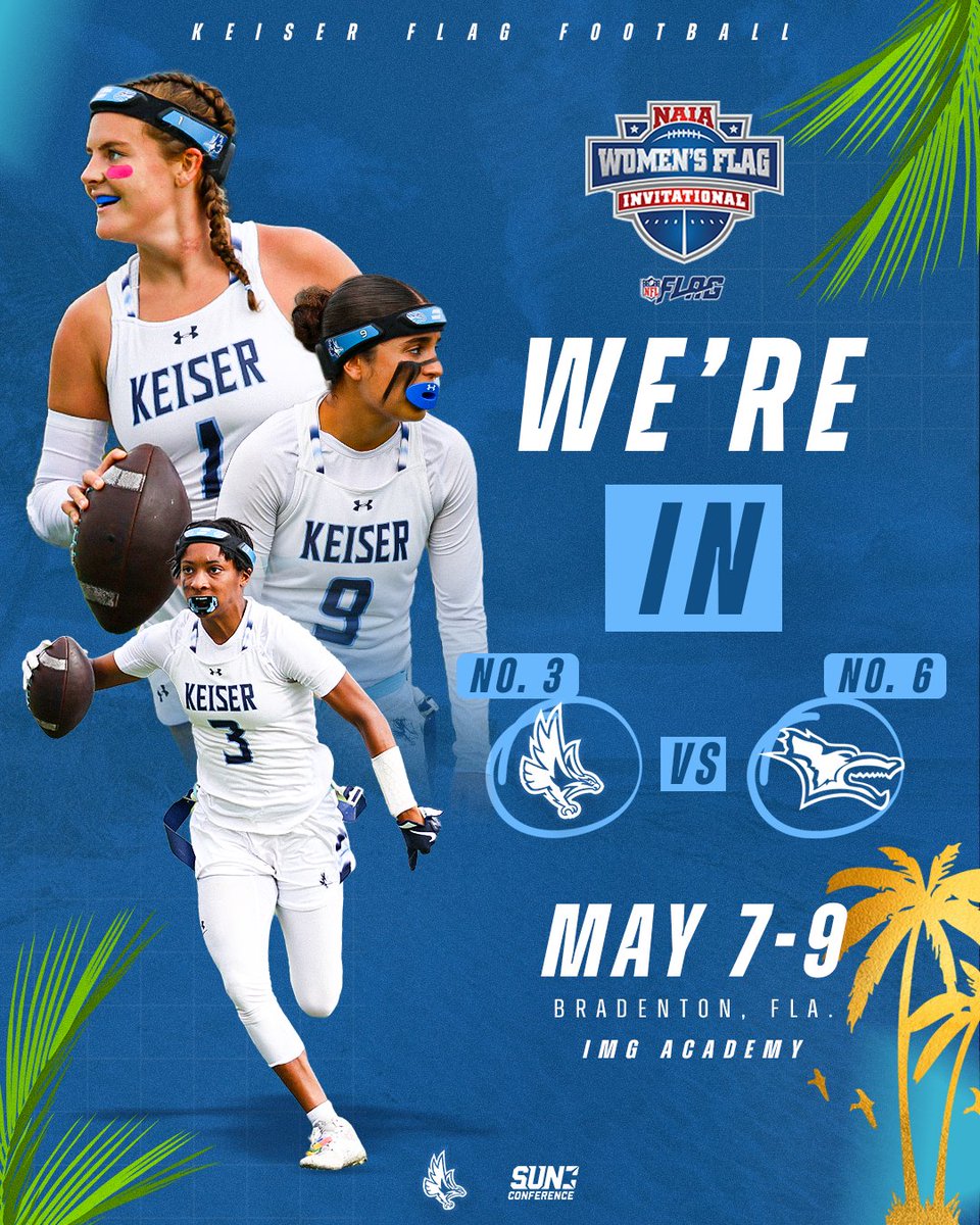 Keiser Women's Flag Football tweet media