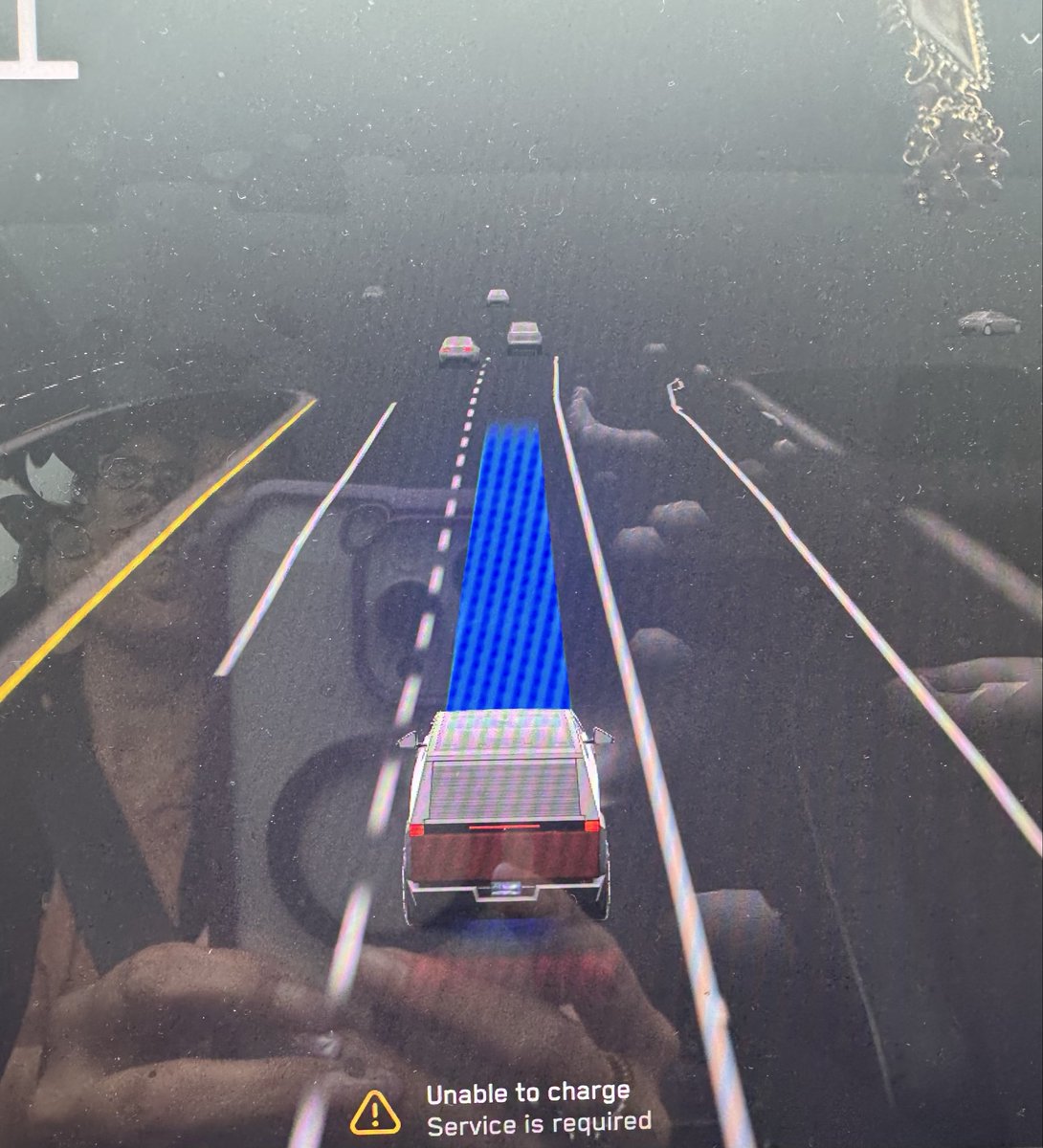 alphavis's tweet photo. @elonmusk  @SawyerMerritt Tesla service says there is nationwide recall in cyber truck for not charging. Is this true? We have been driving all this time and charging without issues till this message suddenly showed up. https://t.co/m7wq7FYSzB