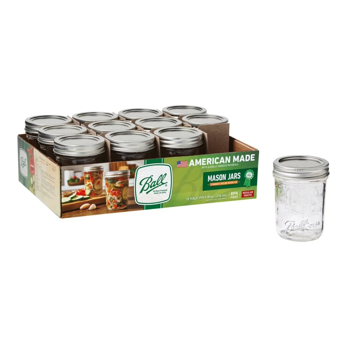 brittneys_deals's tweet image. #ad Ball 8 oz Mason Jars, Regular Mouth Half Pint Canning Jars with Lids and Rings, 12-Pack Small Glass Jars for Home Canning and Preserving

$11.xx

mavely.app.link/rPYfzb50F2b