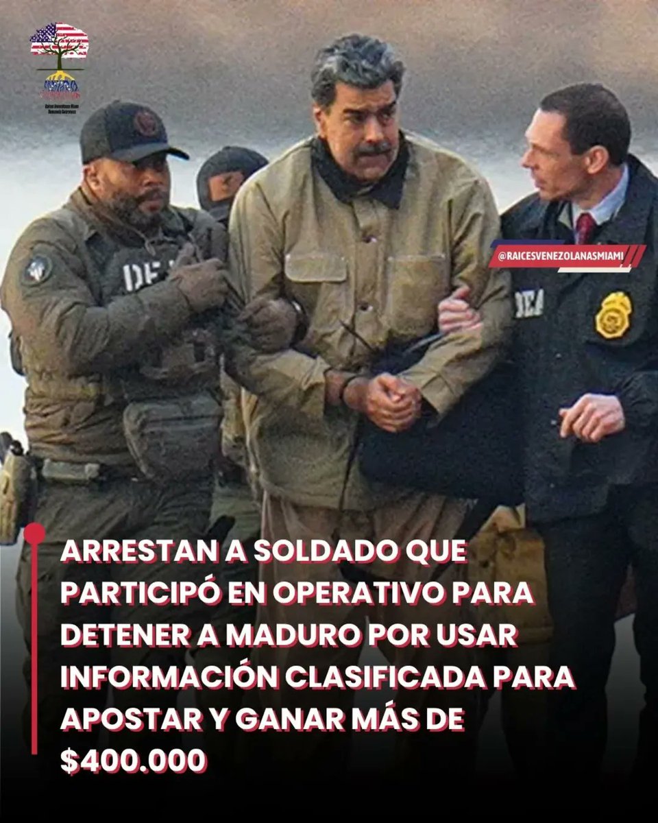 El Departamento de Justicia de EEUU informó el arresto de un soldado de las Fuerzas Especiales, identificado como Gannon Ken Van Dyke, acusado de utilizar información clasificada para obtener ganancias  en mercados de predicción vinculados a la captura del dictador Nicolás Maduro