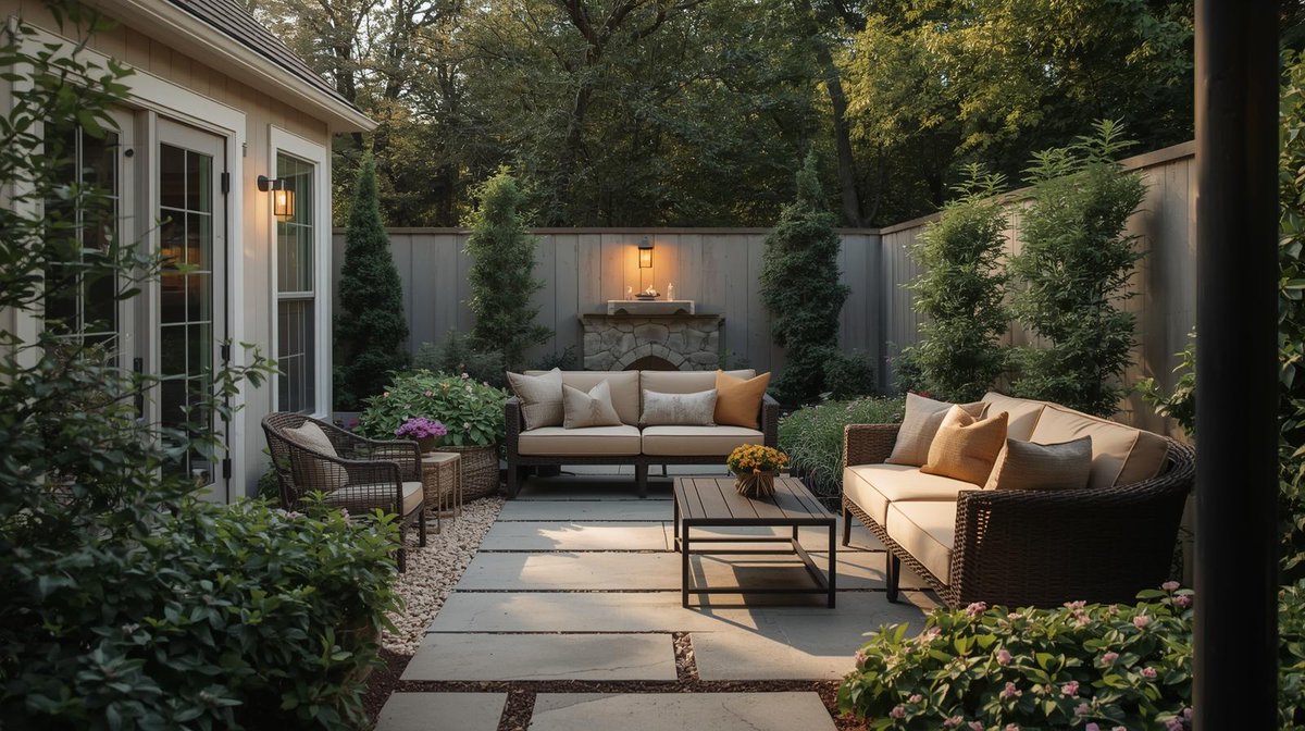 NickPrealty's tweet photo. An inviting alfresco living space can boost your home’s appeal—especially when you embrace creative backyard patio ideas to transform your outdoor vibe! 😉✨

#DeckAndPatios #BackyardOasis #PatioInspo
 https://t.co/XCv42gIUTD https://t.co/b9sc0Ps2Ul