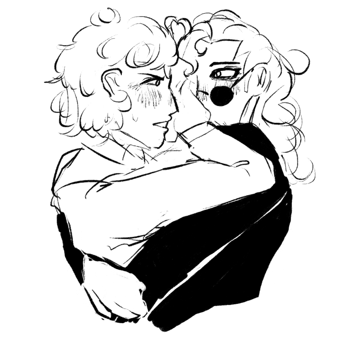 "Are you really... Crowley?

-- #leviticusgomens #ineffablehusbands
Idk how to draw aziraphale chubbier can someone help me /gen