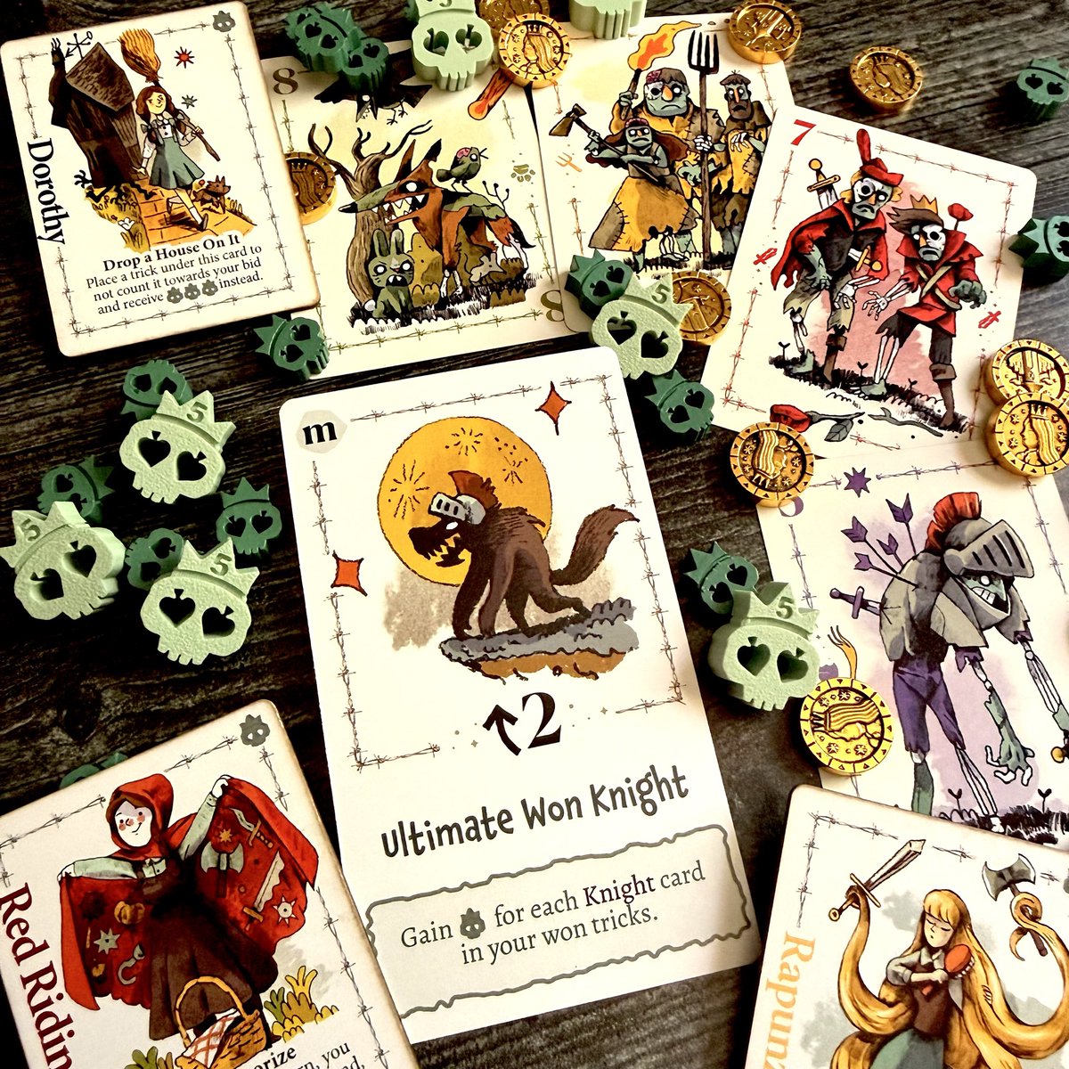 beziergames's tweet photo. 👑 Zombie Princess is now available for pre-order! This modern twist on the classic card game ♠️ Spades features zombies, puns, and warrior princesses ready for skull hunting action!

🪓 Choose Your Weapon!
https://t.co/QOA8TzPnJi https://t.co/hD5xwzJJHc