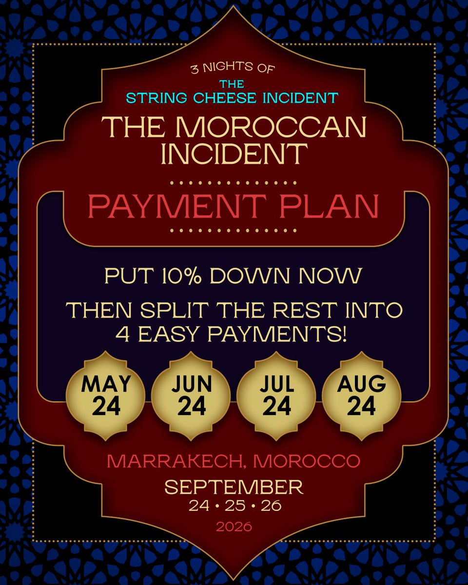 The String Cheese Incident tweet media
