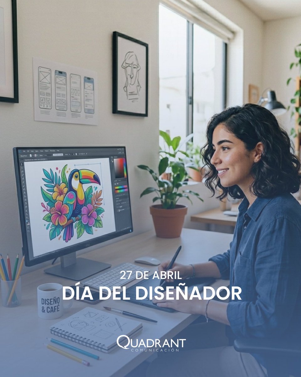 QuadrantMX's tweet photo. Detrás de cada gran marca, hay un diseñador que supo leer entre líneas.

En el #DíaDelDiseñador, celebramos el talento de quienes dan forma, color y sentido, y en especial a nuestros diseñadores por convertir lo ordinario en extraordinario.

¡Feliz Día del Diseñador! https://t.co/mYNfH8CS4P