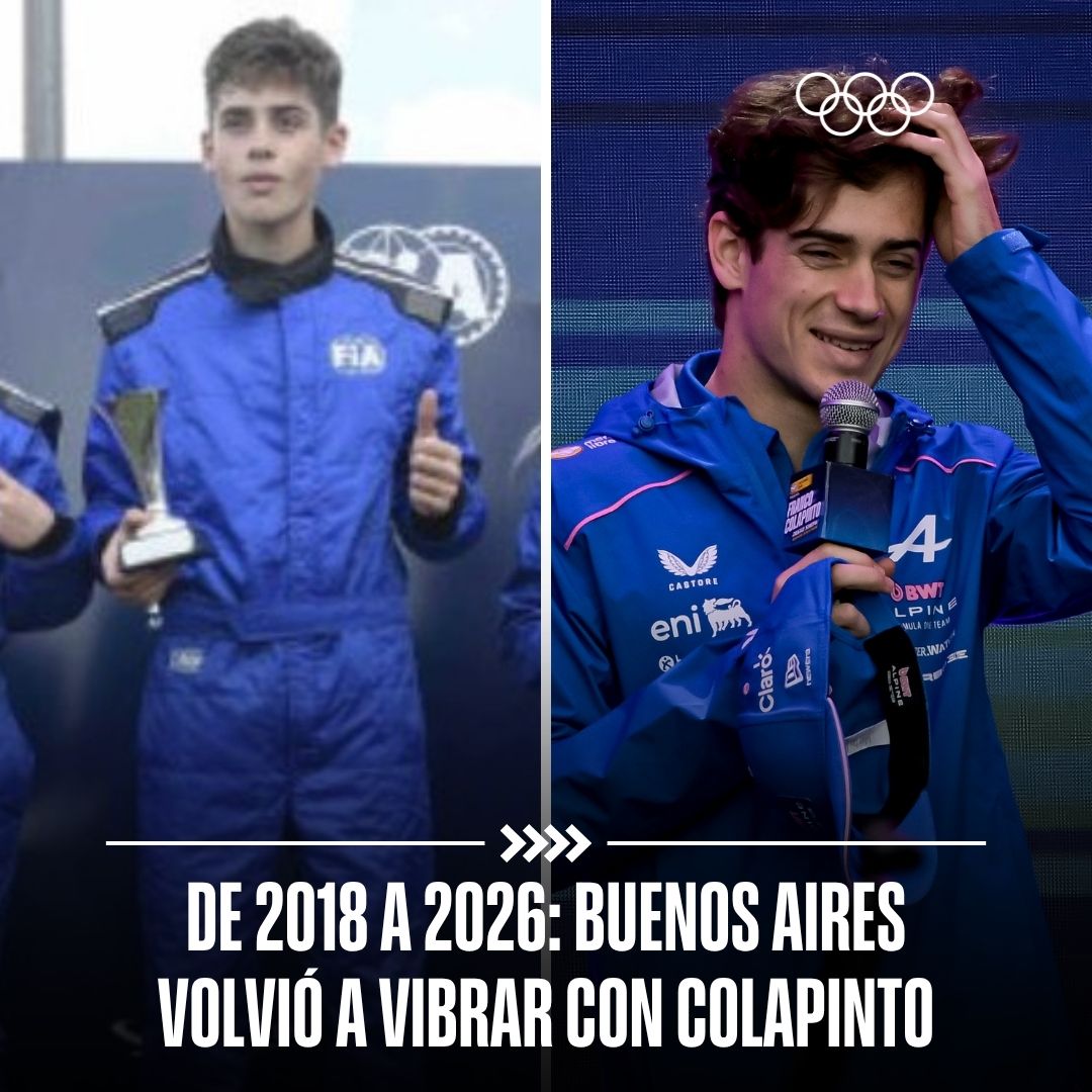 C0l4pint0, C0l4pint0, C0l4pint0 🇦🇷

Parte de una historia que tuvo un paso por los #JuegosOlímpicos de la Juventud Buenos Aires 2018. ❤️‍🔥

Un camino a la <a href="/F1/">Formula 1</a> con una escala histórica en la ciudad de Buenos Aires. ¡HILO para guardar! 🧵

#JuegosOlímpicos l <a href="/FranColapinto/">Franco Colapinto</a>