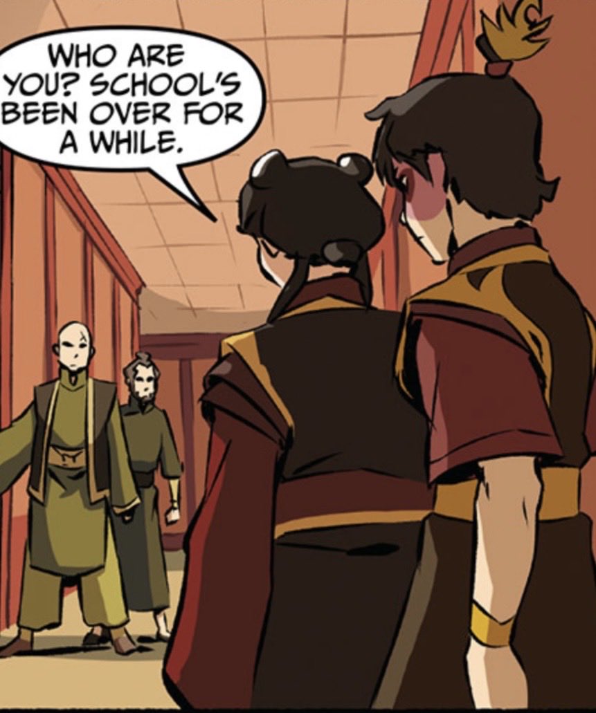 Zuko Panel The way the artists drew these panels are so important too. They place ...