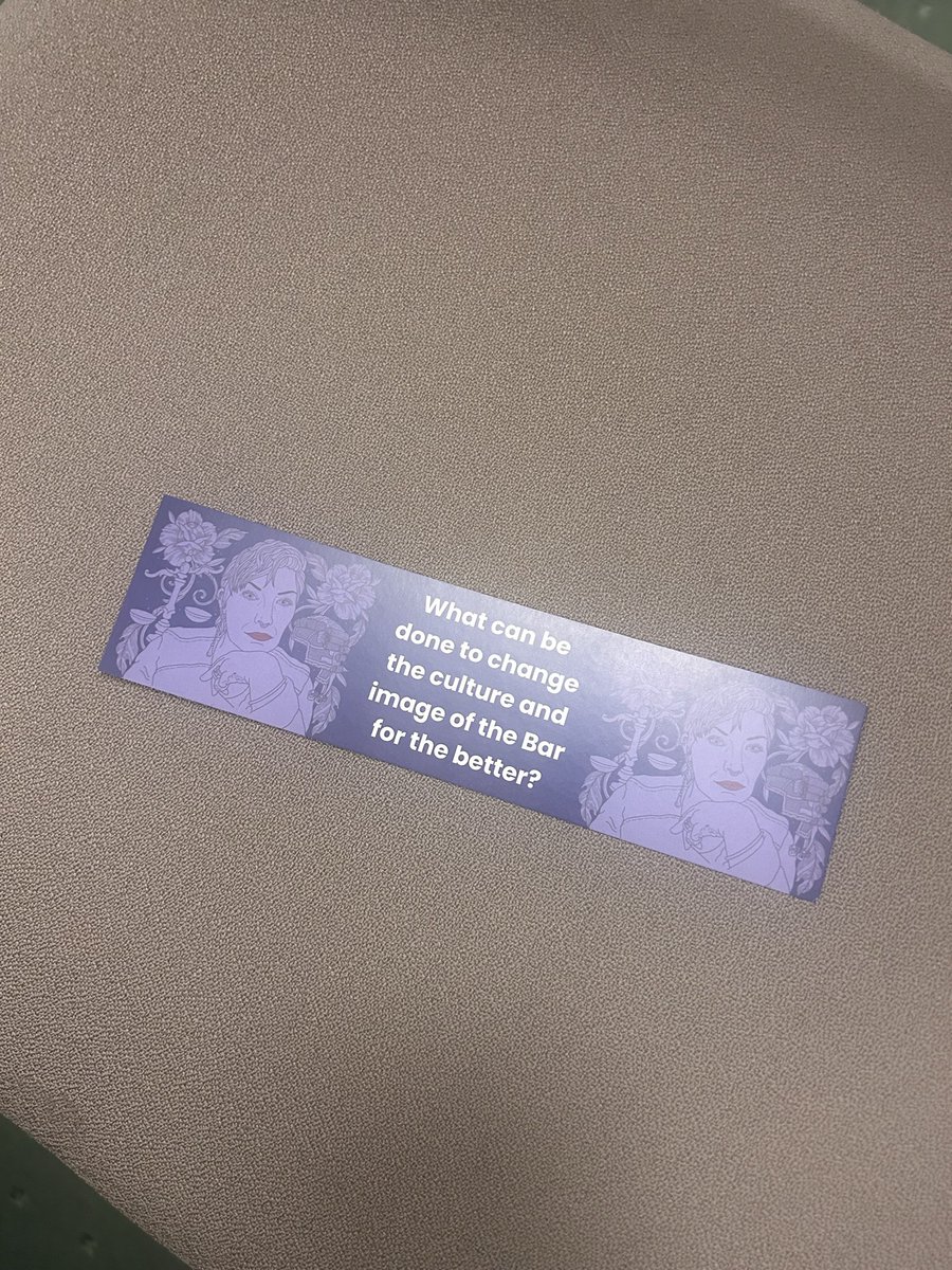 ClaireOttoLaw's tweet image. Still thinking about this question from Professor Jo Delahunty KC’s IWD session last month. Important conversations for the future of the Bar. ⚖️
#FutureBarrister #LawTwitter #IWD