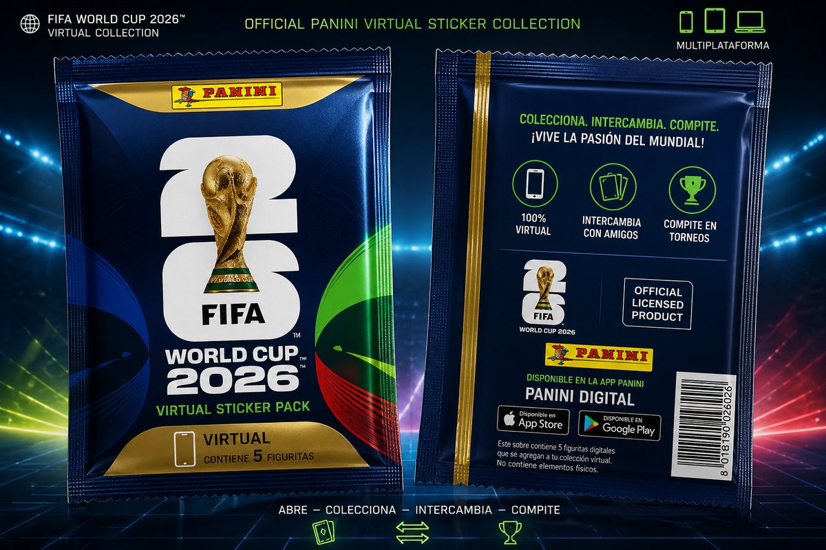 JimmyCheve4's tweet image. ¡nuevos Códigos virtual!
#mundialfifa2026 #Panini
FIFA2026PLAY
ALLTHEFEELS
PANINI-COLLECT
🔥Hilo con nuevos códigos ⬇️