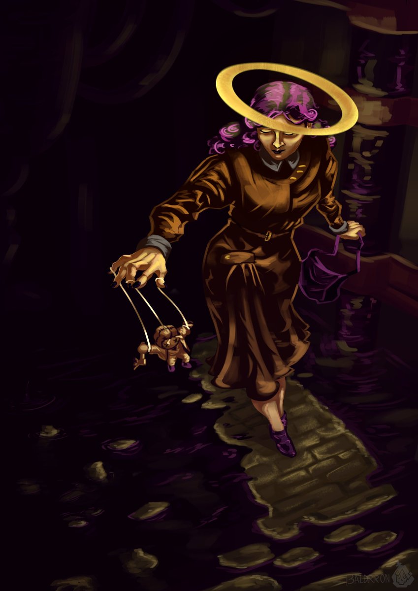 Baldrron's tweet photo. Done and done! I think it turned out pretty ok. #BENDY #AliceAngel #BATIM https://t.co/PS2vxygB7d