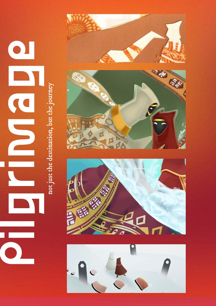 RandomWayfarer's tweet photo. Pilgrimage Zine is now published! 

Please see original message link or images for details on how to view or download. Thank you to everyone who participated. 🥰

Original Message: 
https://t.co/MIhxE9jhUa

#journey #thatgamecompany #風ノ旅ビト #thatjourneygame #ps4 #ps4games https://t.co/JmUb3oMP7y