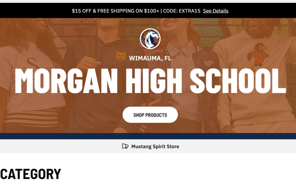 HCPS_MorganHS's tweet photo. Looking for Morgan Gear? Check out our new shop. All purchases support your Mustangs!

https://t.co/RmsKO9PrON https://t.co/OejBq0ebGj