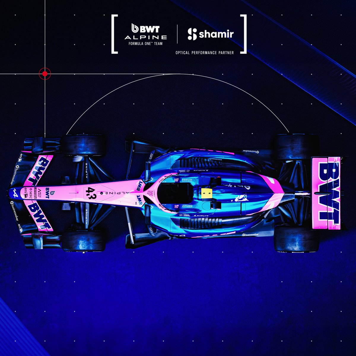 ShamirInsight's tweet photo. Shamir’s partnership with BWT Alpine Formula One™ Team 
reflects a shared commitment to precision and progress.

Discover Shamir vision solutions, visit an Eye Care Professional near you: https://t.co/SfUdPuPHpJ https://t.co/DGsmfQY2SI