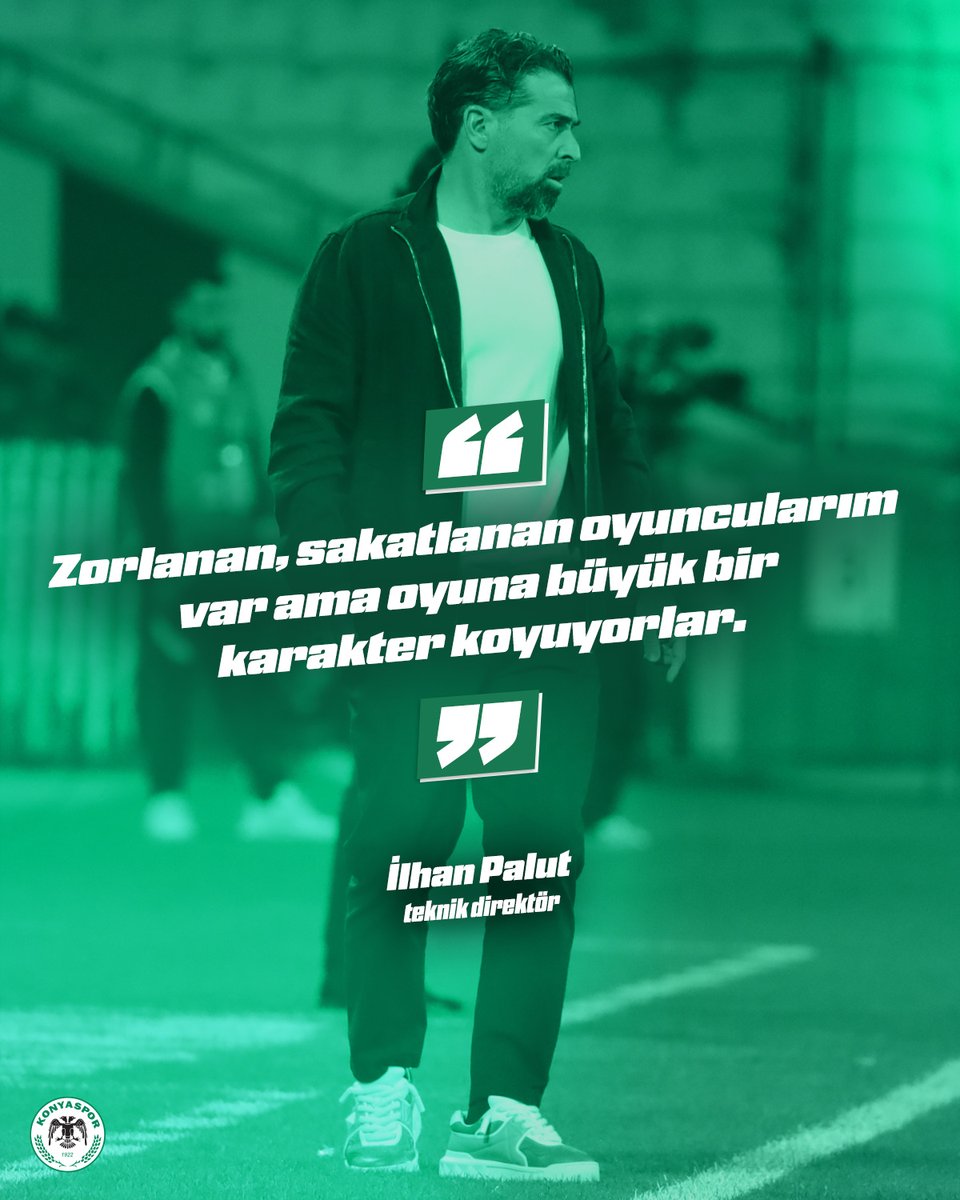 konyaspor's tweet photo. 🎙️ Teknik Direktörümüz İlhan Palut, Trabzonspor galibiyetimiz sonrası açıklamalarda bulundu. https://t.co/tGoonxPHdi