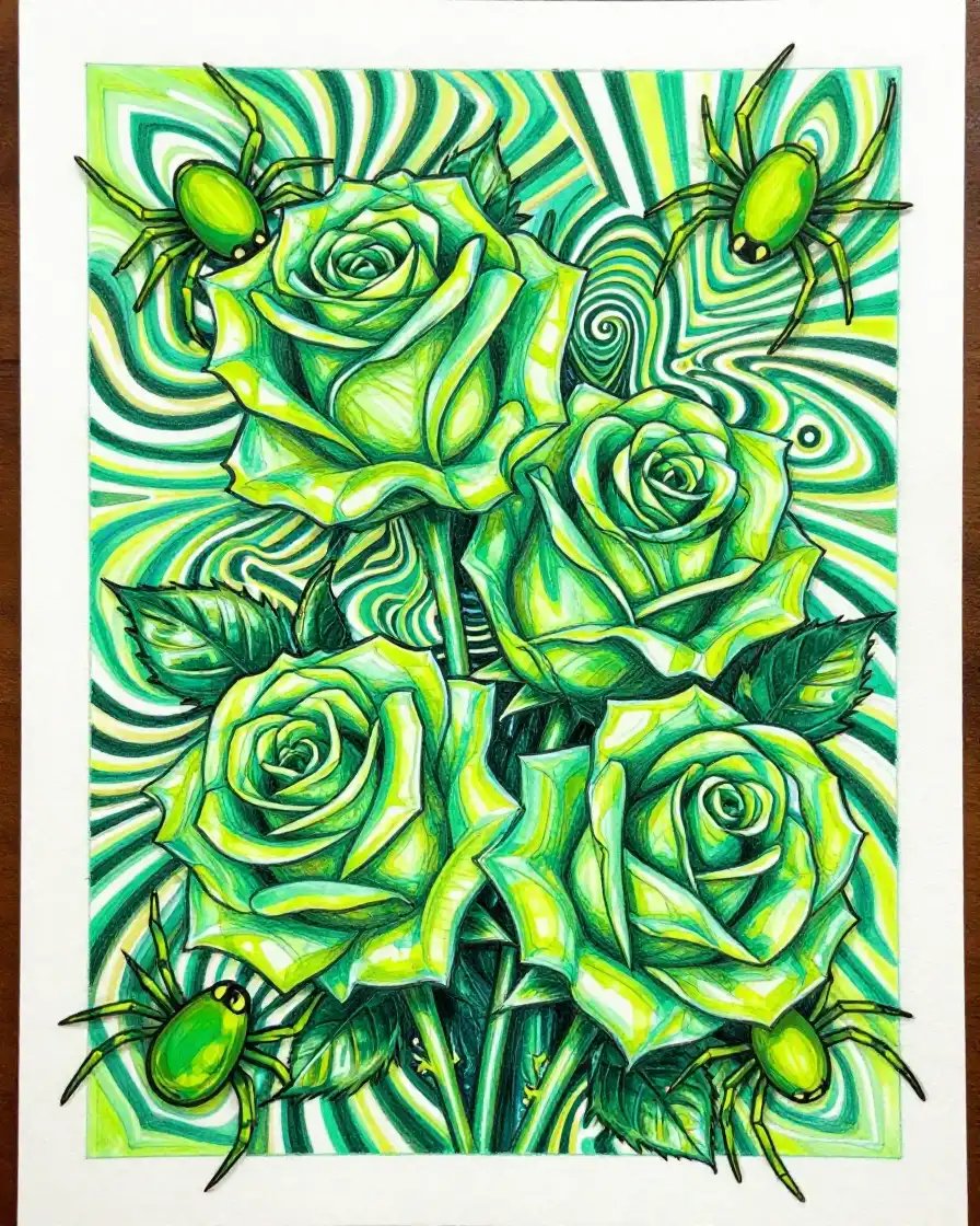 RenRose321's tweet image. Qt or share your green 💚 art or photo 🎨📸