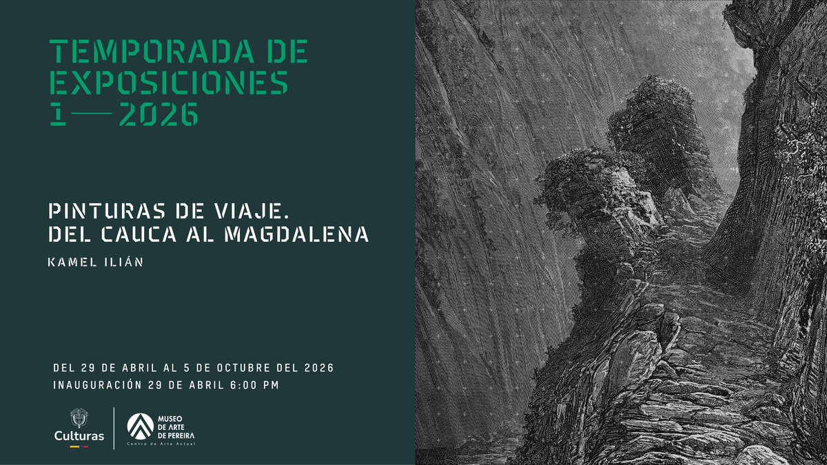 pereiravirtual1's tweet image. 🎨 Este 29 de abril el @museopereira  inaugura "La Selva", una experiencia para habitar el arte desde la ciudad, el agua y la memoria. 
Un evento que marca el pulso artístico de la región.  Toda la info aquí 👇pereiravirtual.com/es/eventos/257…
#Pereira #Arte #Museo #LaSelva #AgendaCultural