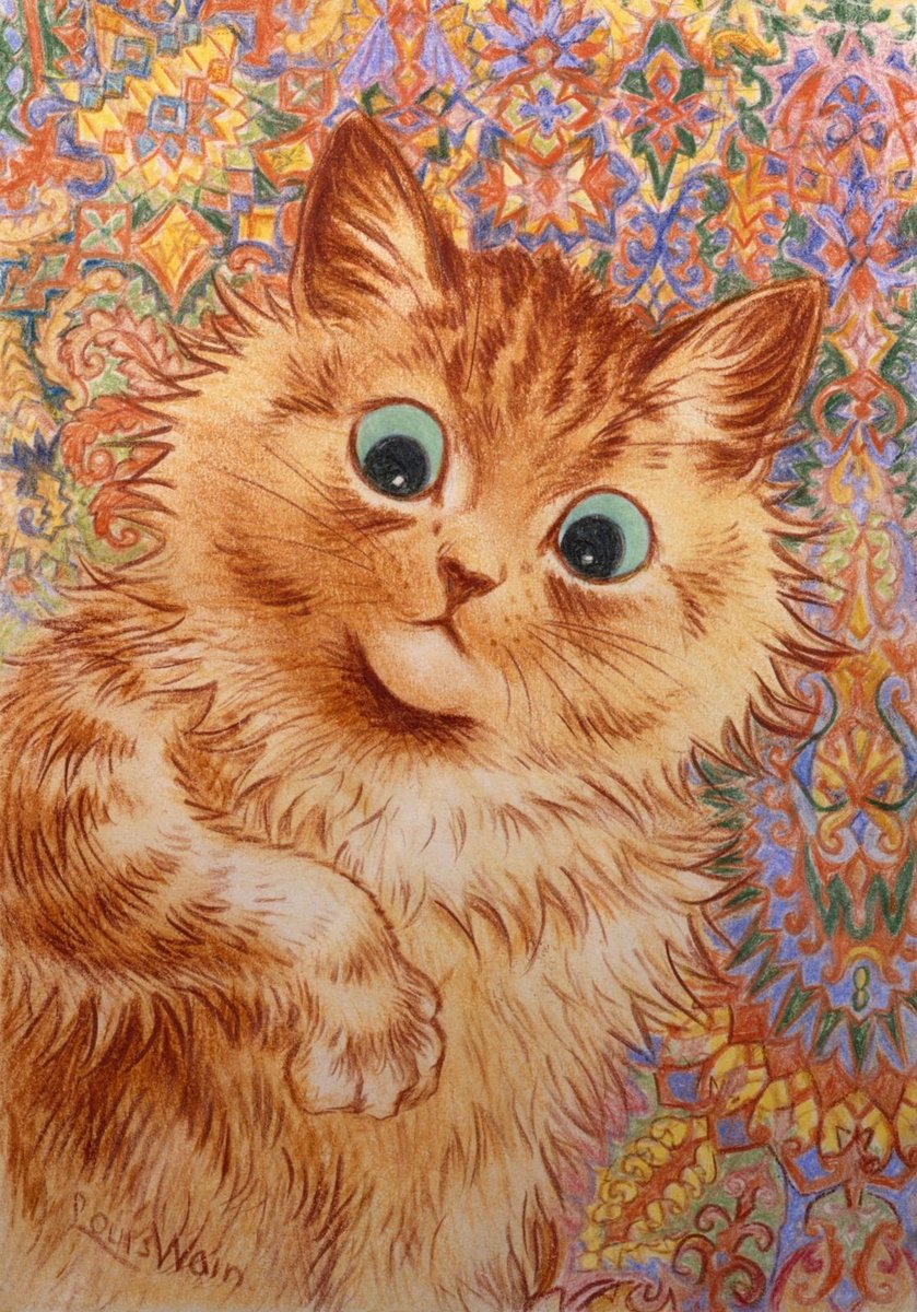 Louis Wain Bot tweet media