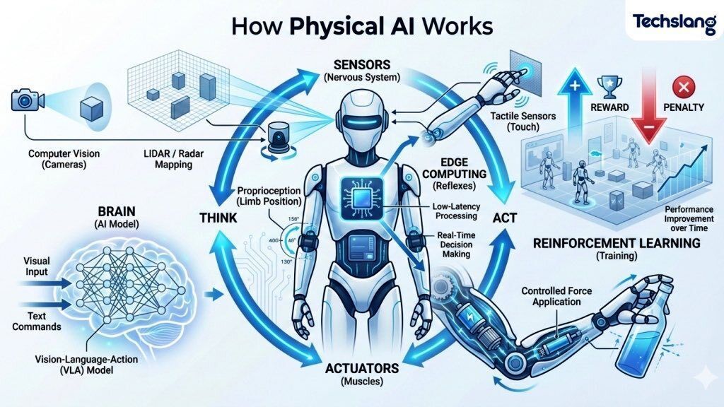 Ronald_vanLoon's tweet image. How Physical #AI Works
by @Khulood_Almani

#ArtificialIntelligence #MachineLearning #ML