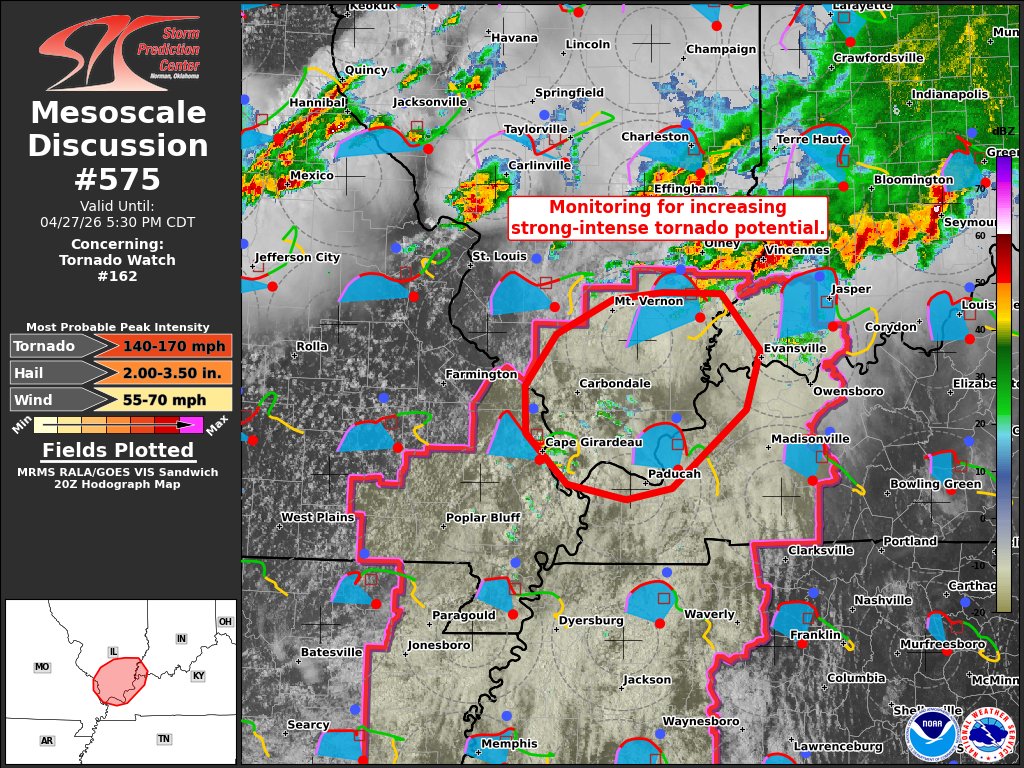 3:59pm CDT #SPC_MD 0575 , #kywx #inwx #ilwx #mowx, spc.noaa.gov/products/md/md…