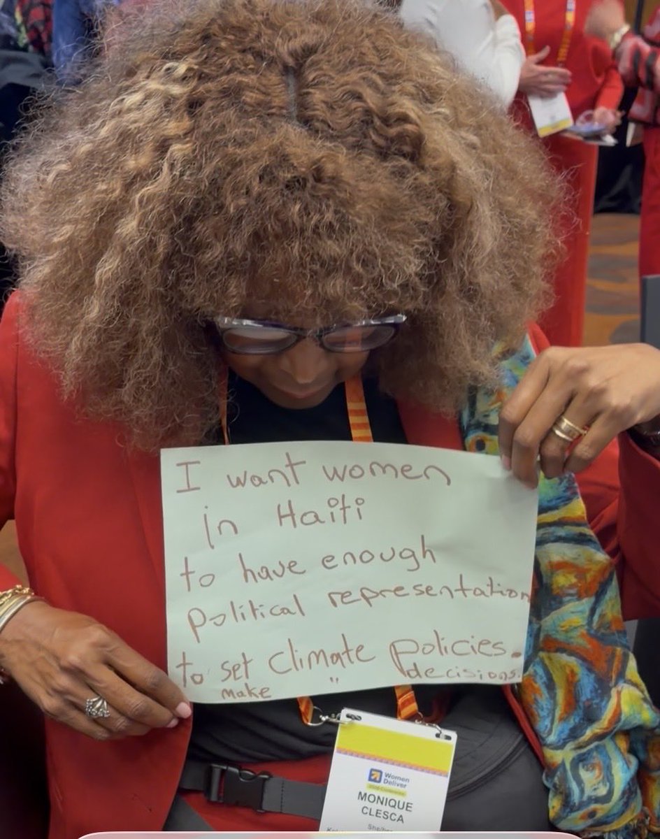 moniclesca's tweet photo. M kontan nèt pou m nan Melbourne, Australie pou m reprezante Kolektif Ayisyen Afwodesandan ak Colette Lespinasse nan womble #WomenDeliver2026
Gen 5990moun ki soti nan 189 peyi pou pouse pou aksyon ki pou akselere egalite fanm.
Nap pale de #FokYoLa fanm nan politik ak #restitisyon https://t.co/FydXfzMDPx