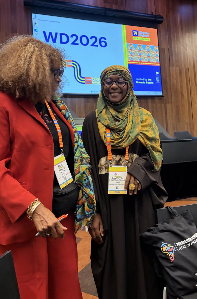 moniclesca's tweet photo. M kontan nèt pou m nan Melbourne, Australie pou m reprezante Kolektif Ayisyen Afwodesandan ak Colette Lespinasse nan womble #WomenDeliver2026
Gen 5990moun ki soti nan 189 peyi pou pouse pou aksyon ki pou akselere egalite fanm.
Nap pale de #FokYoLa fanm nan politik ak #restitisyon https://t.co/FydXfzMDPx