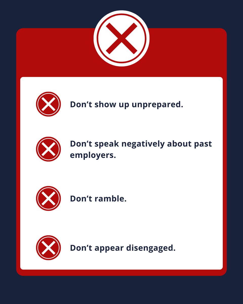 RecruitmentLeap's tweet image. Before you walk into your interview, here is this quick checklist to make sure you’re fully prepared and ready to make a strong impression. 🚀

#LeapForward #Leaprecruitment #Recruitment #leaprecruitmentpartners #interviewprep #workadvice #recruitmentagency #checklist