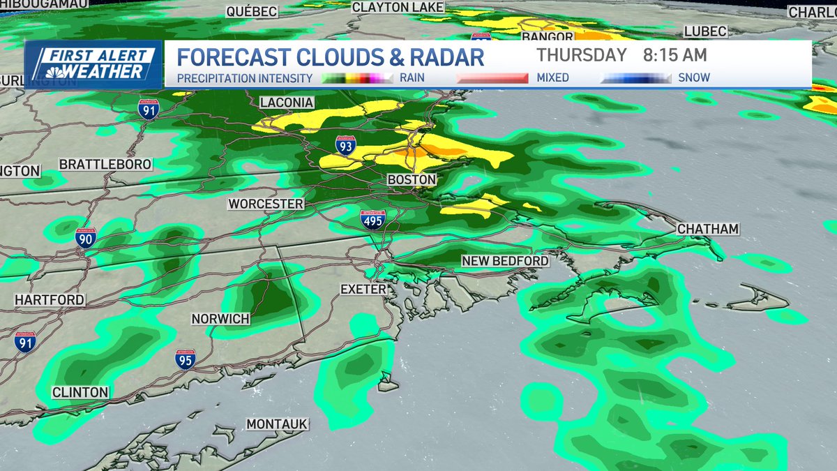 DominicBrownTV's tweet image. First Alert: Hey, Boston! Heads up.  Thursday is a First Alert. We're tracking periods of heavy rain this Thursday, which could make way for a rough commute at times.  We'll keep you posted. Here's a look at your @NBC10Boston First Alert Forecast. #firstalert #boston