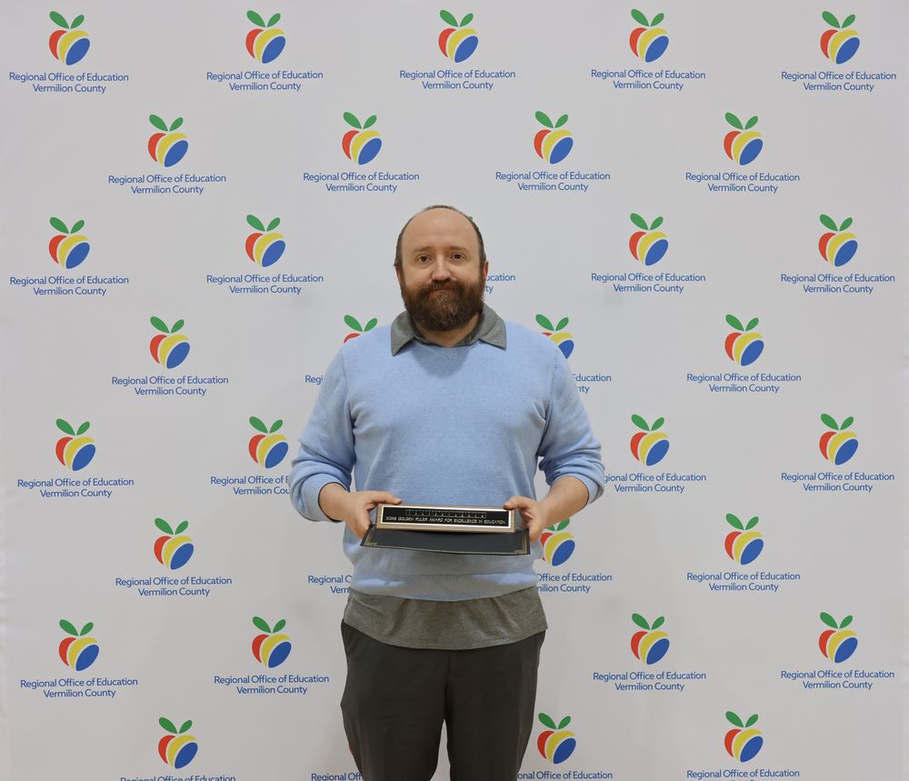 VCROE54's tweet photo. Congratulations to Golden Ruler Winner #11 - Joseph Hayworth, High School English Teacher https://t.co/MoudPPPuot https://t.co/pOXN5rOXy2